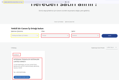 Yetkili Servis Neden Önemli canon iş ortağı