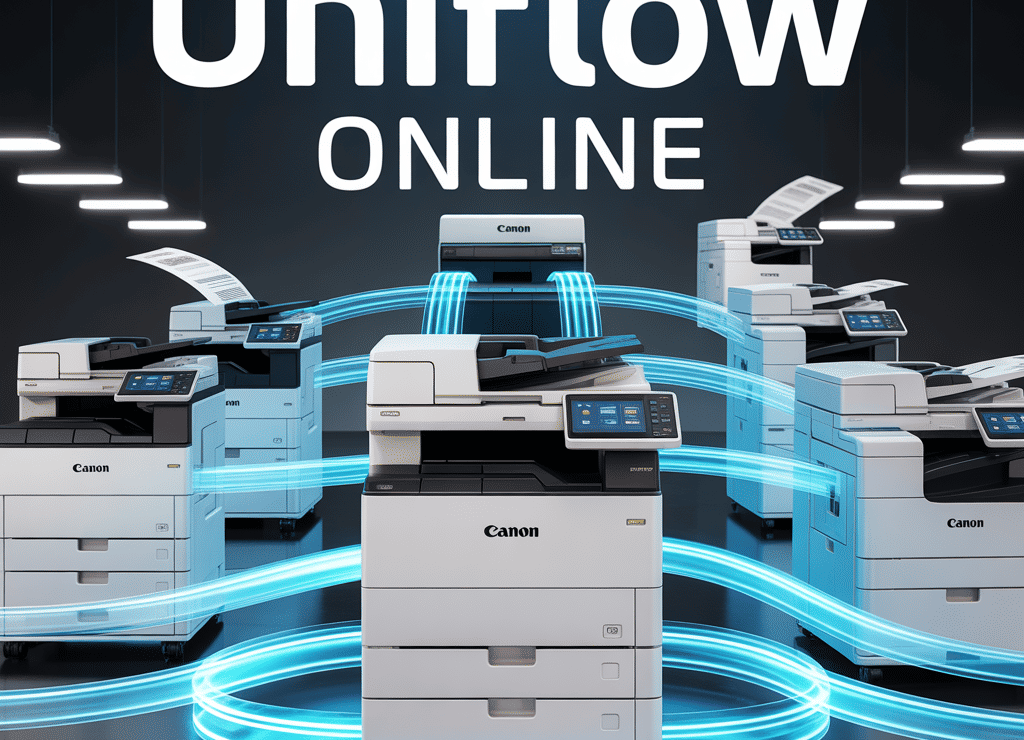 UniFlow Online ile bağlanan Canon çok işlevli yazıcılar